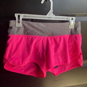 Lululemon Speed Shorts, size 4